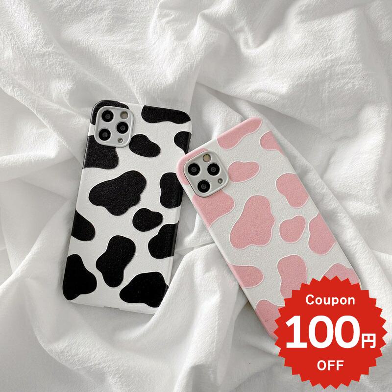 iphone12 ケース 大人かわいい mini pro max iphone11 アイフォン iPhone ケース iphonexrケース iphone se 韓国 大人 女子 牛柄 COW アニマル デザイン シンプル お揃い 女性 男性