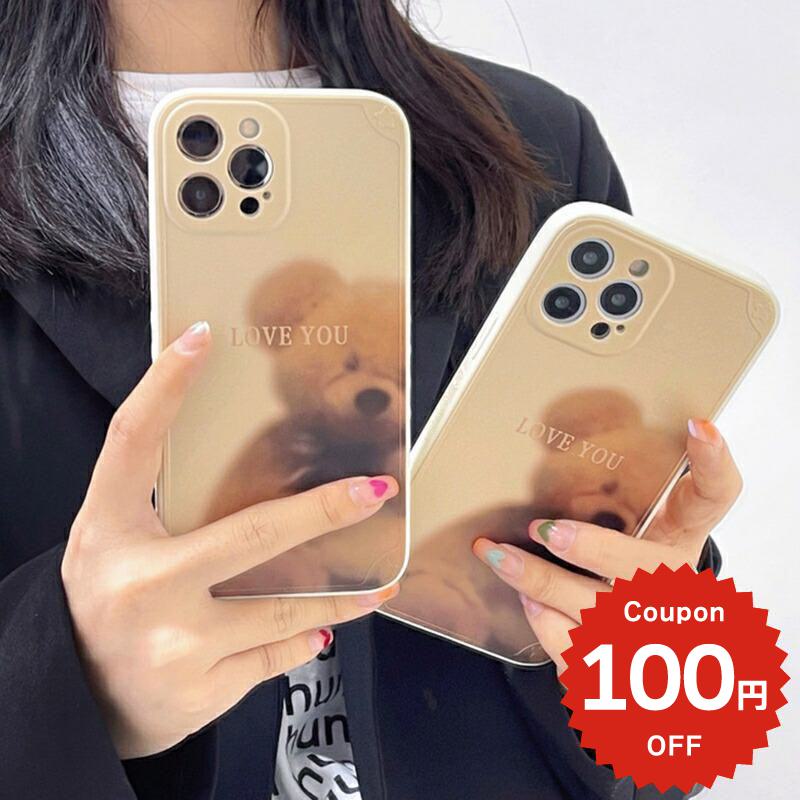 樂天商城 - iphone12 ケース 大人かわいい mini pro max iphone11 アイフォン iPhone ケース iphonexrケース iphone se 韓国 大人 女子 TPU クマ キャラクター くま テディベア レディース お揃い ソフト