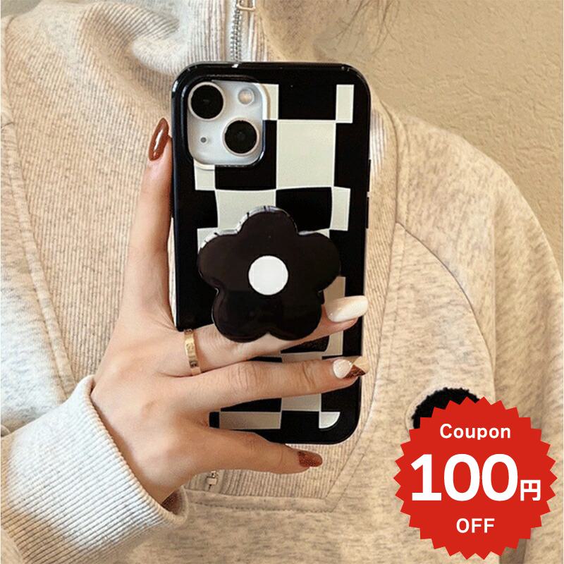 乐天商城 - iphone15 ケース かわいい 韓国 花 iphone14 ケース iphone14pro iphone13 pro iphone12 mini ケース iphone11 アイフォン iPhone ケース iphonese ケース おしゃれ TPU グリップ GRIP フラワー チェック レディース 女性