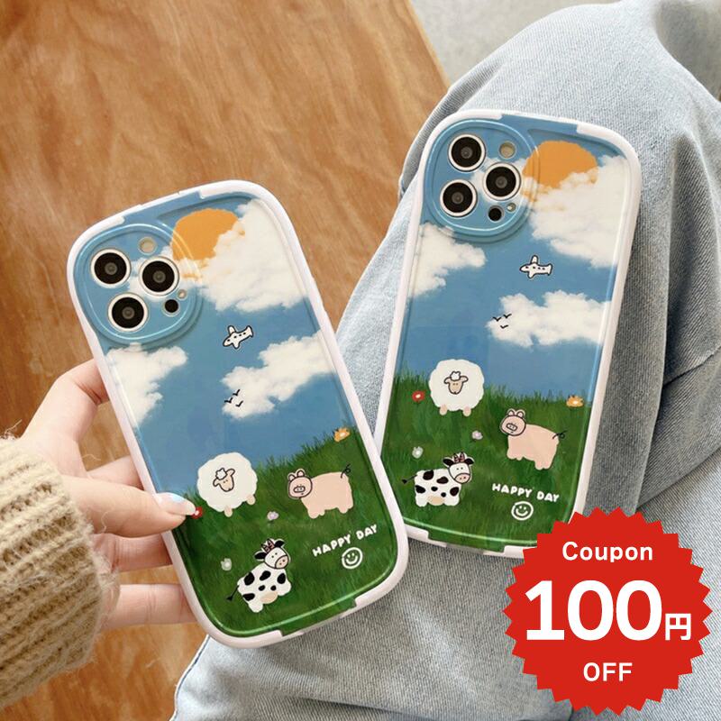 Rakuten - iphone13 ケース 韓国 かわいい iphone12 mini ケース iphone12 pro ケース iphone11 アイフォン iPhone ケース iphonese ケース TPU アニマル 個性的 スタンド おもしろ シンプル レディース