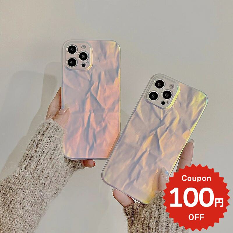 乐天商城 - iphone13 ケース 韓国 かわいい iphone12 mini ケース iphone12 pro ケース iphone11 アイフォン iPhone ケース iphonese ケース IMD オーロラ クラフト調 レディース 女性 無地