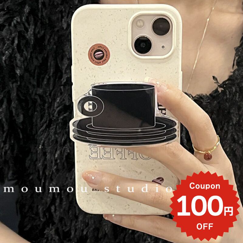 乐天商城 - iphone13 ケース 韓国 かわいい iphone12 mini ケース pro iphone11 アイフォン iPhone ケース iphone13 ケース iphonese ケース グリップ スタンド コーヒー coffee レディース