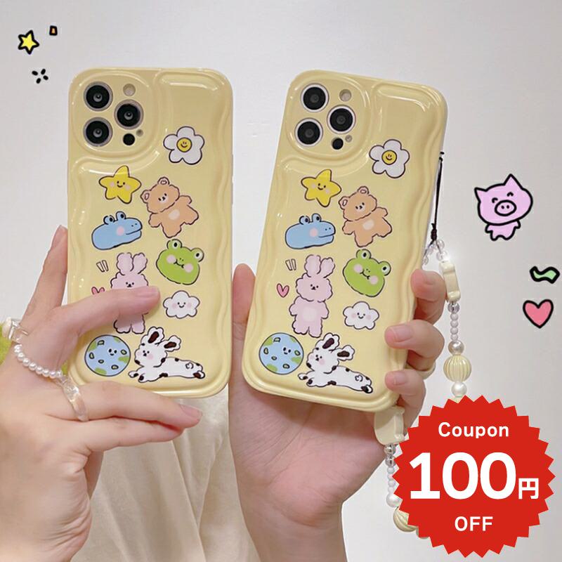 Rakuten - iphone13 ケース 韓国 かわいい iphone12 mini ケース iphone12 pro ケース iphone11 アイフォン iPhone ケース iphonese ケース TPU アニマル 動物 総柄 ぷっくり チャーム 大人 レディース