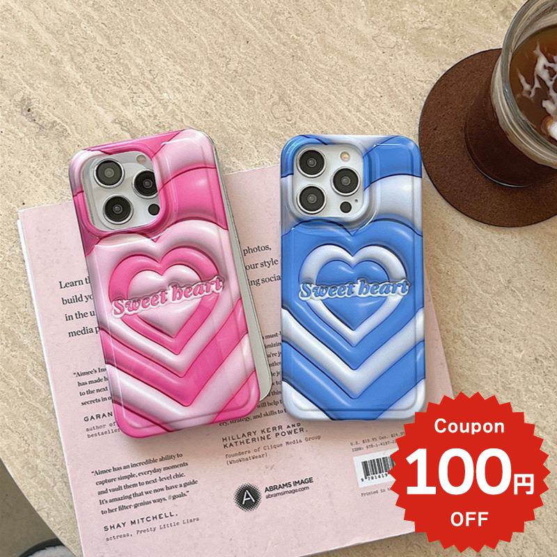 Rakuten - iphone14 ケース 韓国 かわいい iphone13 ケース iphone14pro iphone13 pro iphone12 mini ケース iphone11 アイフォン iPhone ケース iphonese ケース かわいい おしゃれ TPU 3D グラデーション ハート デザイン レディース 女子 ペア