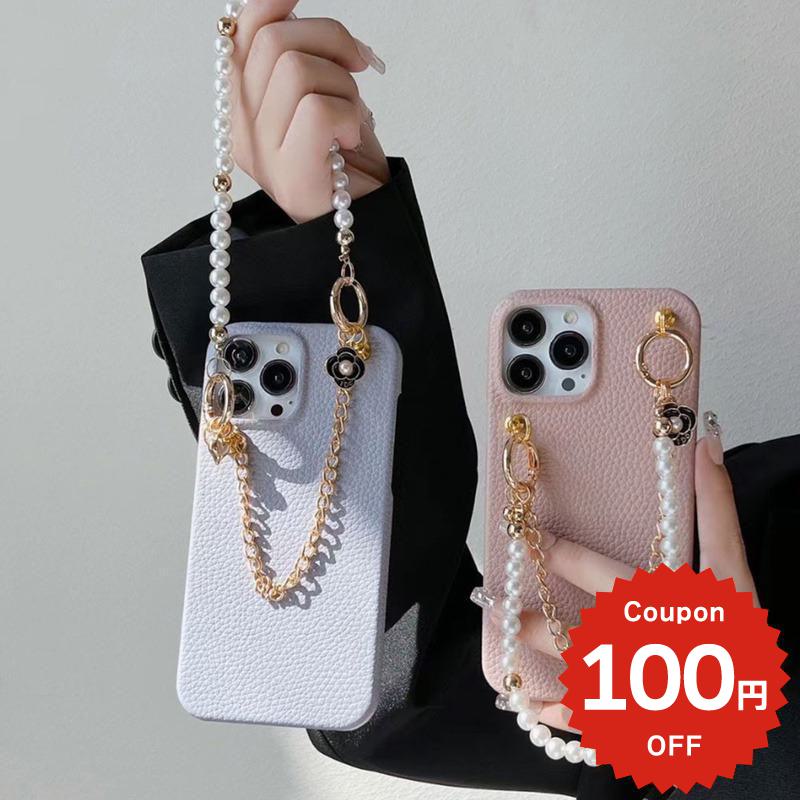 Rakuten - iphone14 ケース 韓国 かわいい 花 チェーン iphone13 ケース iphone14pro iphone13 pro iphone12 mini ケース iphone11 アイフォン iPhone ケース iphonese ケース 韓国 おしゃれ 韓国 合成皮革 薔薇 パール おしゃれ かわいい