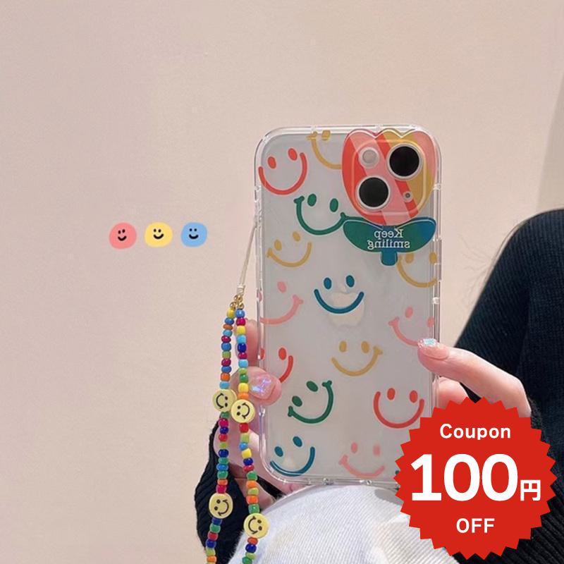樂天商城 - iphone16 ケース iphone15 ケース かわいい 韓国 シリコン iphone14 ケース iPhone13 ケース iPhonese ケース iPhone ケース iphone12 ケース おしゃれ スマイル カラフル クリア 透明 レディース