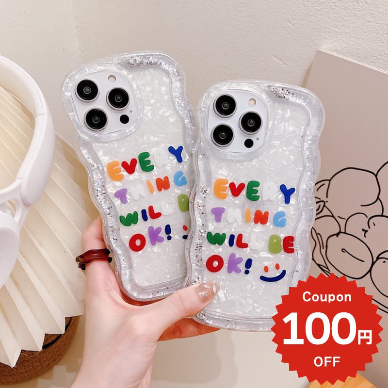 Rakuten - iphone14 ケース 韓国 かわいい iphone13 ケース iphone14pro iphone13 pro iphone12 mini ケース iphone11 アイフォン iPhone ケース iphonese ケース かわいい おしゃれ TPU シェル スマイル ロゴ フレーク かわいい おしゃれ 女子
