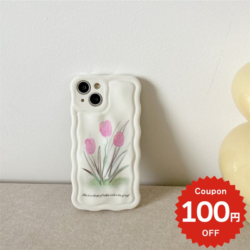 樂天商城 - iphone14 ケース 韓国 かわいい 花 iphone13 ケース iphone14pro iphone13 pro iphone12 mini ケース iphone11 アイフォン iPhone ケース iphonese ケース 韓国 かわいい おしゃれ TPU チューリップ ウェーブ シンプル レディース 大人 女子