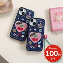 iphone15 ケース かわいい 韓国 ストラップ付き iphone14 ケース iPhone13 ケース iPhonese ケース iPhone ケース iphone12 ケース おしゃれ TPU デニム 刺繍 さくらんぼ チェリー チャーム
