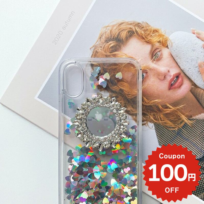樂天商城 - スマホグリップ かわいい MagSafe マグネット 韓国 スマホリング マグセーフ おしゃれ グリップトック キラキラ 高見え ゴージャス 鏡 ミラー ビジュー