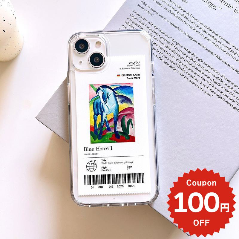 Rakuten - iPhone17e ケース かわいい magsafe対応 iphone17 ケース iphone16e ケース iphone16 ケース iPhone17 Air Pro max ケース iphone16pro iPhone15 iPhone14 iphone13 ケース iphone12 11 ケース 韓国 クリア おしゃれ 絵画 アート フランツ Blue Hourse Imarc