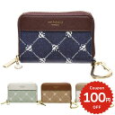 \ギフトラッピング無料/【チャームセット品】 キーケース ブランド レディース アンドシュエット chouette モノグラム ロゴ ファスナー 鍵 キー財布 キーリング チャーム サマンサ 合皮