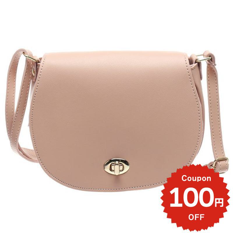 樂天商城 - ショルダーバッグ レディース 斜めがけ ブランド フェイクレザーラウンドミニ ピンク ハンドバッグ bag onlyou オンリーユー