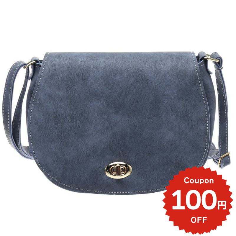 Rakuten - ショルダーバッグ レディース 斜めがけ ブランド フェイクレザーラウンドミニ ネイビー ハンドバッグ bag onlyou オンリーユー