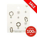 ミニサークルモチーフピアス6SET ゴールド レディース シンプル おしゃれ onlyou オンリーユー