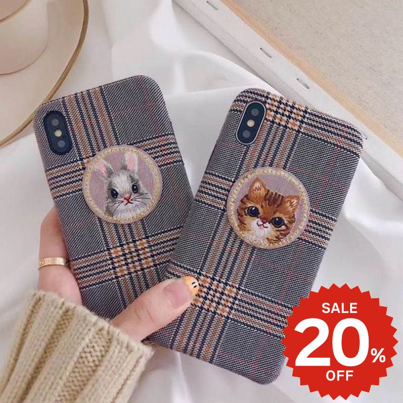 Rakuten - iphonese ケース かわいい 韓国 第2世代 第3世代 iPhonexrケース iphoneXs ケース iphonexsmax かわいい 大人かわいい おしゃれ チェック柄 猫 ネコ アニマル 秋冬 AW トレンド 大人