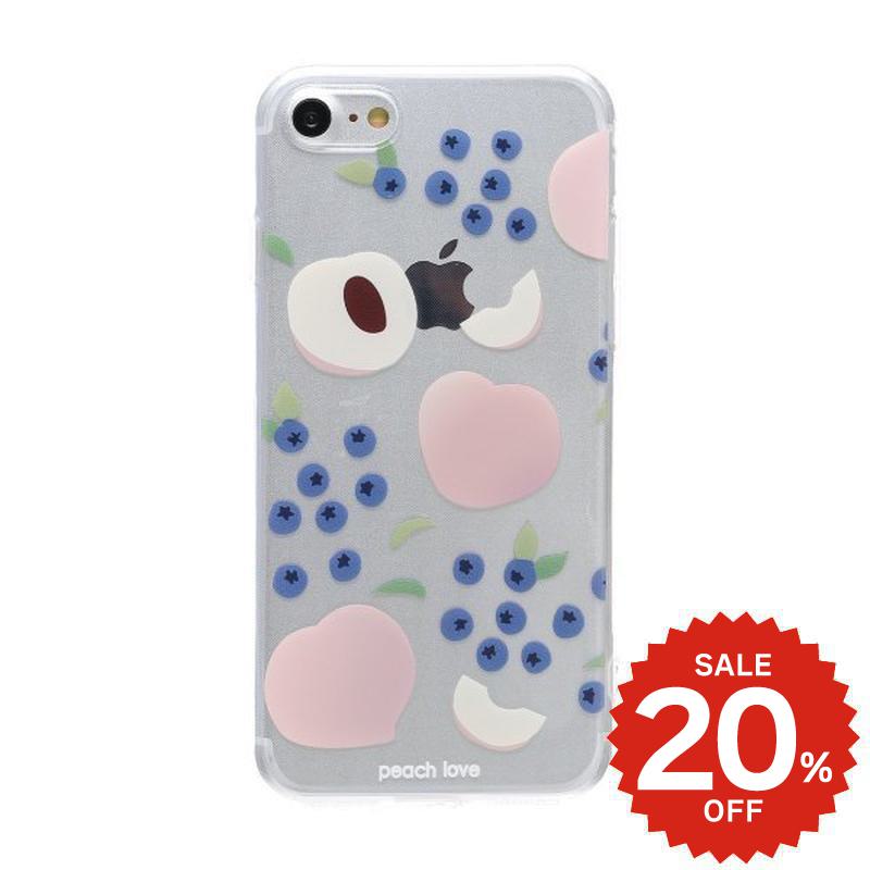 Rakuten - iphonese ケース かわいい 韓国 第2世代 第3世代 iPhonexrケース iphoneXs ケース iphonexsmax かわいい 大人かわいい おしゃれ モモ&ブルーベリークリア