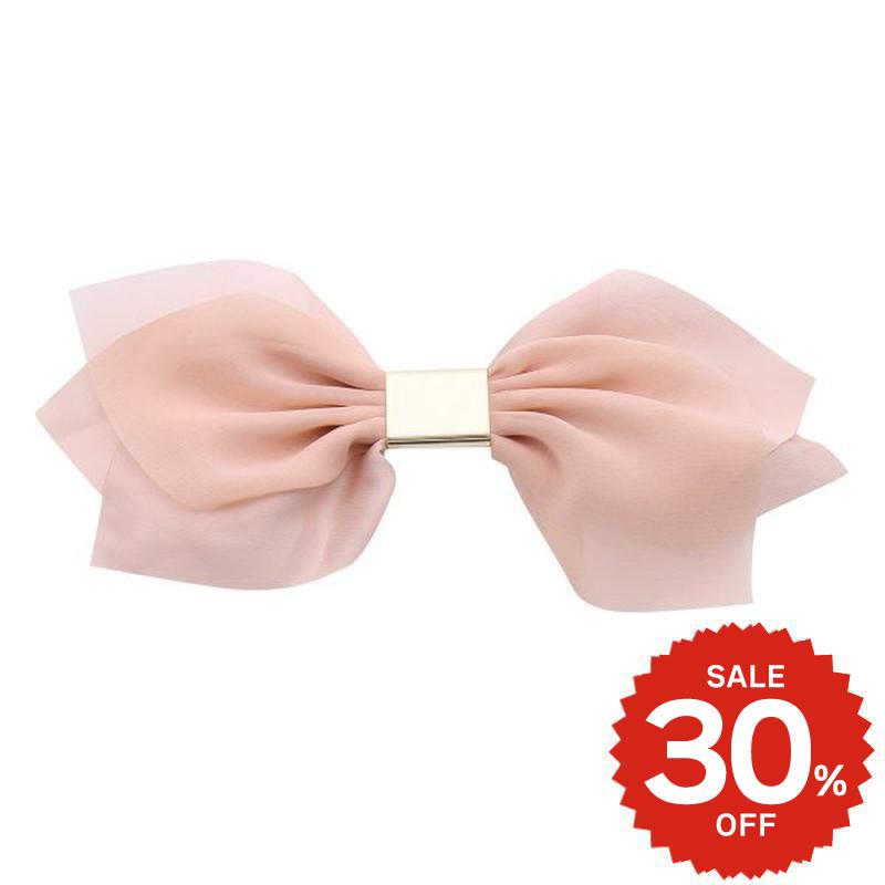 ヘアクリップ リボンクリップ リボン シフォン レディース 女性用 ヘアアレンジ 髪留め カジュアル ヘアアクセサリー