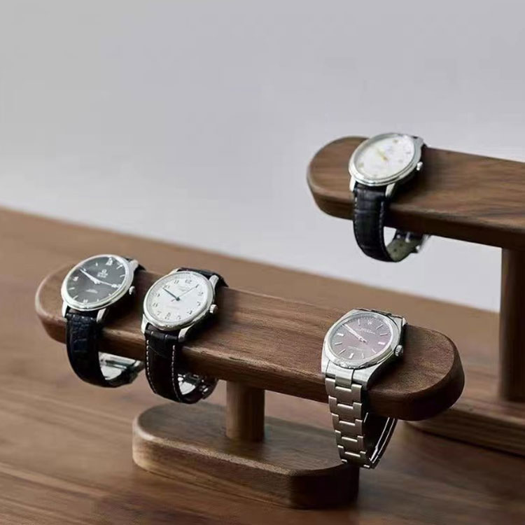 スタンド 腕時計 腕時計スタンド ショーケース 卓上 木製 ブレスレットスタンド 腕時計スタンド ウオッチスタンド 時計スタンド 時計ディスプレイ 時計置き台 腕時計置き 時計収納 アクセサリー展示 4本時計収納 父の日 プレゼント