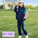 【子供へのギフト】ジャージ キッズ 女の子 上下 長袖 春秋 秋着 ジュニア 2点セット 子供服 セットアップ パーカ 長ズボン スポーツウェア 運動着 可愛い ジャケット ウェア ジャケット スポーツウェア 子供服 カジュアル お出かけ 体育着 体操着 スポーツ110-170cm
