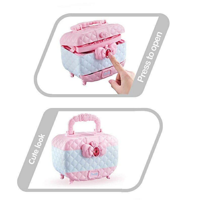 キッズ コスメセット 化粧品おもちゃ 子供用メイクセットメイクボックス メイクおもちゃ子供メイクアップキッズ化粧玩具 ごっこ遊び 女の子 化粧おもちゃ 子供メイクアップセット化粧箱付き知育玩具お誕生日プレゼント卒園お祝い夏休み