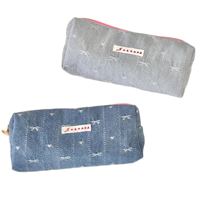 送料無料 ペンケース 大容量 筆入れ ペン収納 韓国ファション コスメポーチ 小物入れ 小学生 中学生 高..