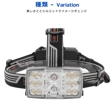 ヘッドランプ 14灯式 Ledヘッドライト ハイパワーLED 14ランプ ビーズ レッドライト 警告ライト Usb充電式 ライト 懐中電灯 調節可 アングル 屋外 防水 ナイトフィッシングヘッドライト 超高輝度 XPE IPX6 釣り アウトドア 登山 防災 ライト 作業灯 災害対策 ブラック