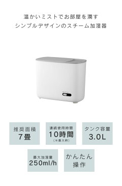 ヴォルク 加湿器 スチーム式 ／ スチーム式加湿器 加湿器 加湿機 卓上 オフィス コンパクト シンプル かわいい 加熱 殺菌 蒸気 スチーム 大容量 加熱式