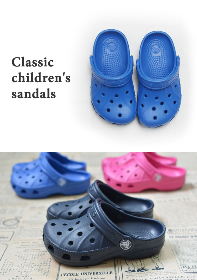 【土日祝も営業】Crocs ralen clog kids レイレン クロッグ キッズ ／ クロックス キッズ 男の子 女の子 レーレン 13cm 14cm 〜 21cm くろっくす ジュニア サンダル サボ スリッポン スニーカー 国内正規品 新作 ピンク ブルー クラシック フィート feat