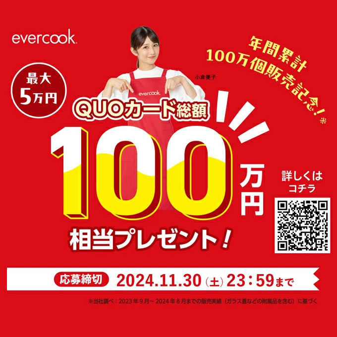 evercook 選べるエバークック 着脱式専用 IH・ガス対応 玉子焼き フライパン グレージュ ドウシシャ ／ 焦げ付かない 時短 PFOA不使用 フッ素コーティング 長持ち 丈夫 軽い 軽量 DOSHISHA 炒める 焼く 煮る 500日保証 省スペース