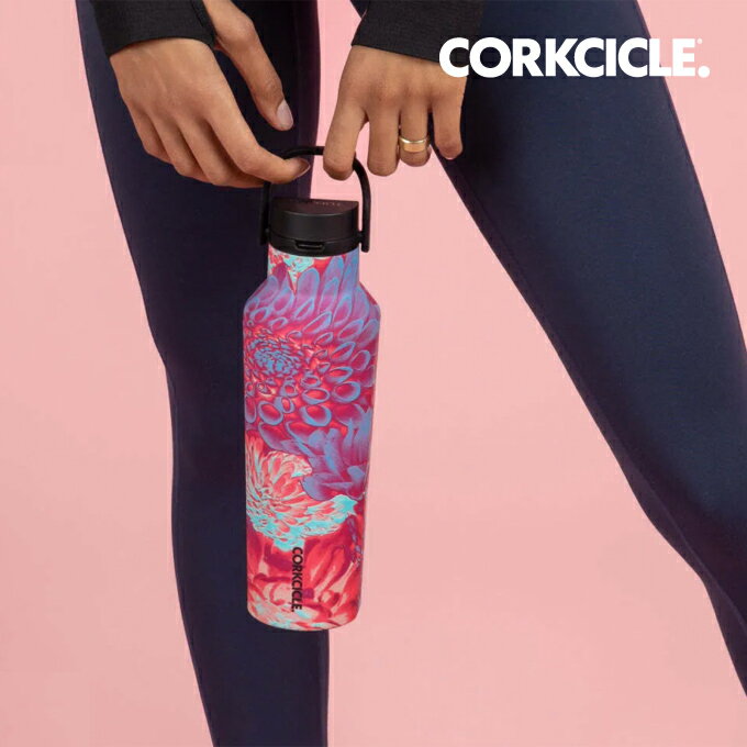 コークシクル マグボトル 【土日祝もあす楽】CORKCICLE SPORT CANTEEN-A コークシクル スポーツキャンティーン マグボトル 水筒 20oz 600ml ドーパミンフローラル 2020CDF スパイス ／ マイボトル ステンレスボトル 保冷保温 ブランド 海外 シンプル 男女兼用 ギフト