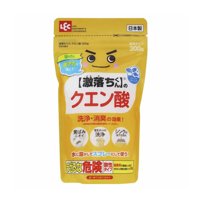 自然由来の成分で手軽に掃除できる粉末洗剤 自然由来の成分で手軽に掃除できる粉末洗剤です。 食洗機内・電気ポット内部の洗浄、シンクの水垢やトイレの黄ばみ落としに便利です。 柔軟剤代わりにもお使いいただけます。商品詳細 商品名激落ちくん クエン酸 粉末 300g ポイント自然由来の成分で手軽に掃除できる粉末洗剤 自然由来の成分で手軽に掃除できる粉末洗剤です。 食洗機内・電気ポット内部の洗浄、シンクの水垢やトイレの黄ばみ落としに便利です。 柔軟剤代わりにもお使いいただけます。 サイズ約幅12×奥行4.5×高さ21cm メーカーレック 内容量1個 生産国日本製 ご注意事項お使いのモニターの性能・環境・設定によって、実際の商品と色見が異なる場合がございます。