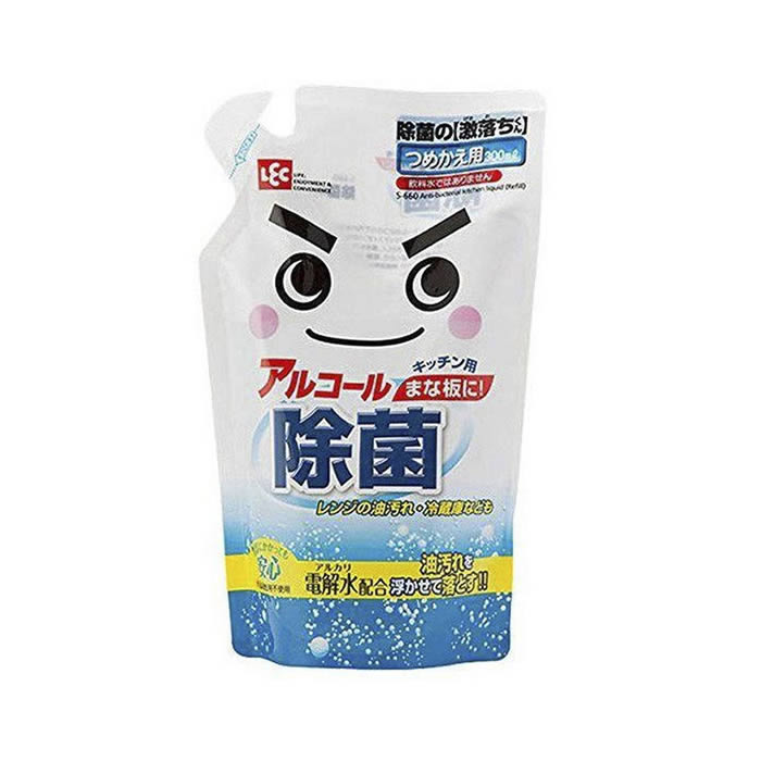 キッチンまるごと除菌！詰替え用 界面活性剤不使用のため、食器にかかっても安心です。 天然発酵アルコールとアルカリ電解水の2つの効果で汚れを落とします。 洗剤を使いたくない場所の掃除に最適です。 「除菌の激落ちくん320mlS-659」の詰替え用です。 水拭きでは取れない汚れを、アルカリイオン（マイナスイオン）が包み込んで浮かせて落とします。商品詳細 商品名アルコール除菌 まな板 除菌 除菌の激落ちくん つめかえ用 300ml ポイントキッチンまるごと除菌！詰替え用 界面活性剤不使用のため、食器にかかっても安心です。 天然発酵アルコールとアルカリ電解水の2つの効果で汚れを落とします。 洗剤を使いたくない場所の掃除に最適です。 「除菌の激落ちくん320mlS-659」の詰替え用です。 水拭きでは取れない汚れを、アルカリイオン（マイナスイオン）が包み込んで浮かせて落とします。 サイズ約幅11×奥行6×高さ18.5cm メーカーレック 内容量1個 容量約300ml 生産国日本製 ご注意事項お使いのモニターの性能・環境・設定によって、実際の商品と色見が異なる場合がございます。
