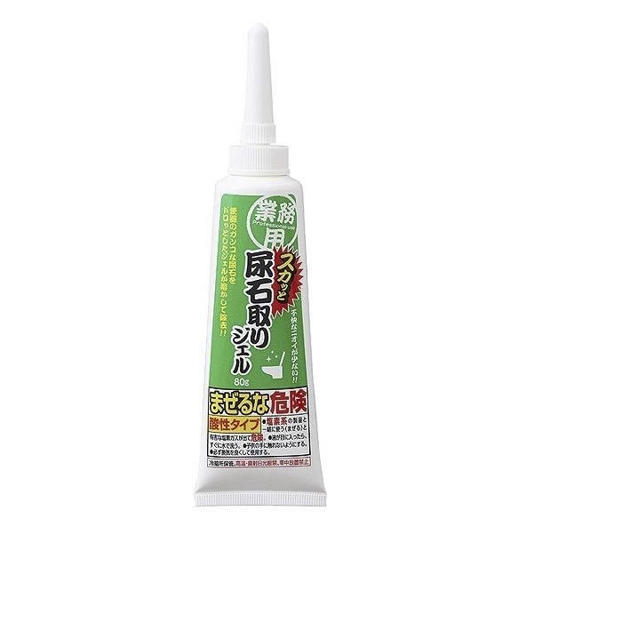 ガンコなトイレの尿石に！ジェルが効く 便器についたガンコな尿石も酸性のジェルで溶かして落とす！ 塗りやすいとんがりノズル！ ジェル状だから汚れに密着商品詳細 商品名トイレ洗剤 スカッと尿石取りジェル トイレ用洗剤 尿石 洗浄 酸性 トイレ 洗剤 ポイントガンコなトイレの尿石に！ジェルが効く 便器についたガンコな尿石も酸性のジェルで溶かして落とす！ 塗りやすいとんがりノズル！ ジェル状だから汚れに密着 サイズ約幅5.4×奥行3.4×高さ19.2cm 素材【成分】界面活性剤（ポリオキシエチレンアルキルエーテル）、塩酸（9.9％）、スルファミン酸(5％)、増粘剤 メーカーアイメディア 内容量80g 生産国日本製 ご注意事項お使いのモニターの性能・環境・設定によって、実際の商品と色見が異なる場合がございます。