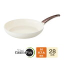 【土日もGWも毎日あす楽】GREEN PAN グリーンパン ウッドビー フライパン 28cm CC001012-001 グリーンパン ／ IH対応 一人暮らし 便利 ..