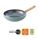 GREEN PAN グリーンパン メイフラワー ウォックパン 28cm CC001904-001 グリーンパン / IH対応 一人暮らし 便利 オシャレ 母の日...
