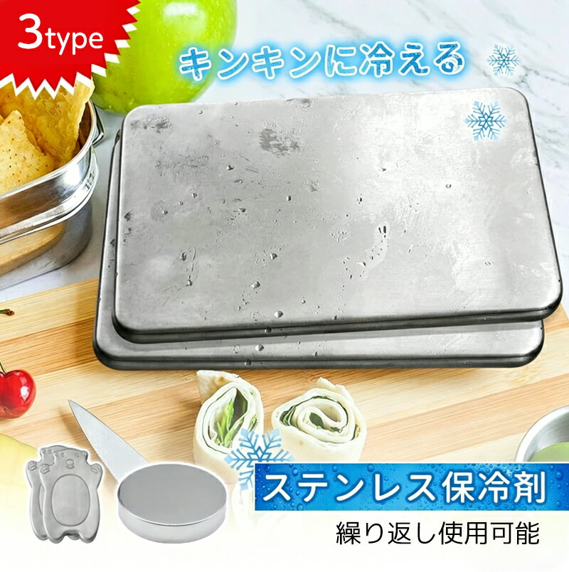 【クーポン利用で50％OFF】＼即納可能／保冷剤 ステンレス 長時間 強力 保冷 クーラーボックス 小型 長持ち 最高な冷却用品 繰り返し使える 冷蔵冷凍対応 熱中症対策 スピード冷凍＆高性能保冷 ステンレス製アイスパック 保冷パック お弁当 釣り アウトドア キャンプ