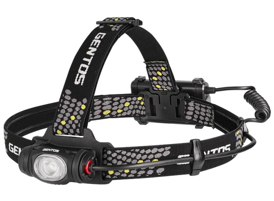 樂天商城 - 【新品】GENTOS(ジェントス) LED ヘッドライト 【明るさ380ルーメン/実用点灯8.5時間/後部認識灯】 単3形電池3本使用 メタルマスター MM-833D