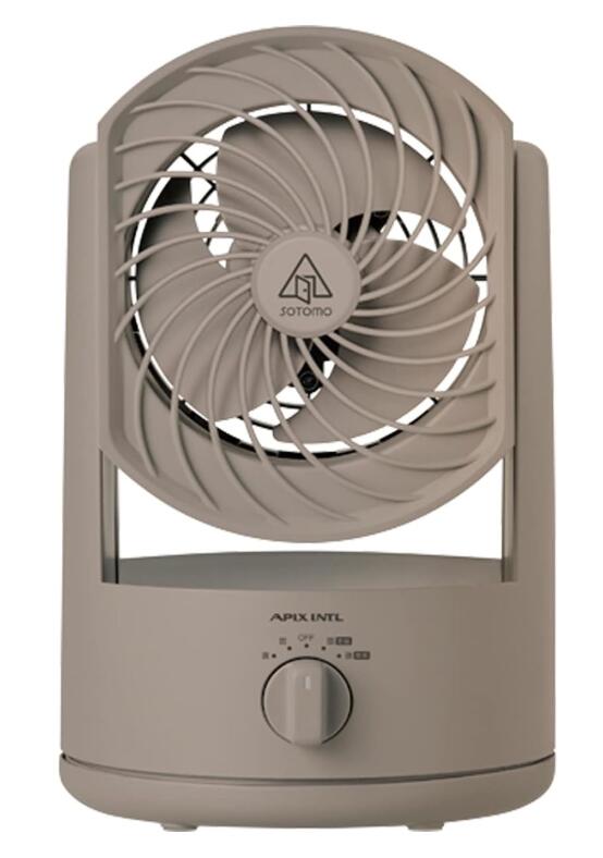 【新品】アピックス(APIX INTL) 充電式フォールディングサーキュレーター SOTOMOシリーズ コードレス アウトドア キャンプ コンパクト収納 AFC-270B