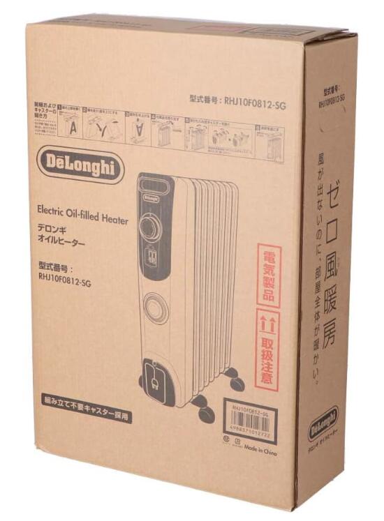 【新品】DeLonghi (デロンギ) オイルヒーター RHJ10F0812-SG 約幅245×奥行420×高さ640
