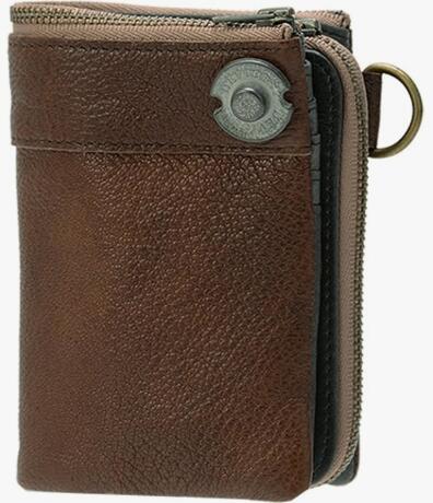 樂天商城 - 【新品】[デバイス] ヴィンテージ 二つ折り 財布 -ダークブラウン