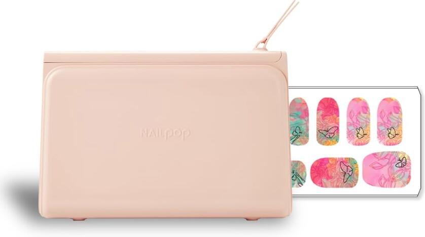 樂天商城 - 【新品】Nail POP NP100 ネイル美容器 ピンク 10枚入り デジタル携帯プリンター プリントシール アプリを使ってワイヤレス携帯ネイル器 デザイン無限 DIY カスタマイズ (ピンク)