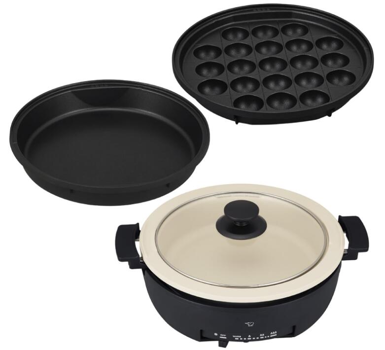 樂天商城 - 【新品】象印 ZOJIRUSHI グリル鍋 「あじまる」 1台3役 EP-FS30-BA〈EPFS30-BA〉