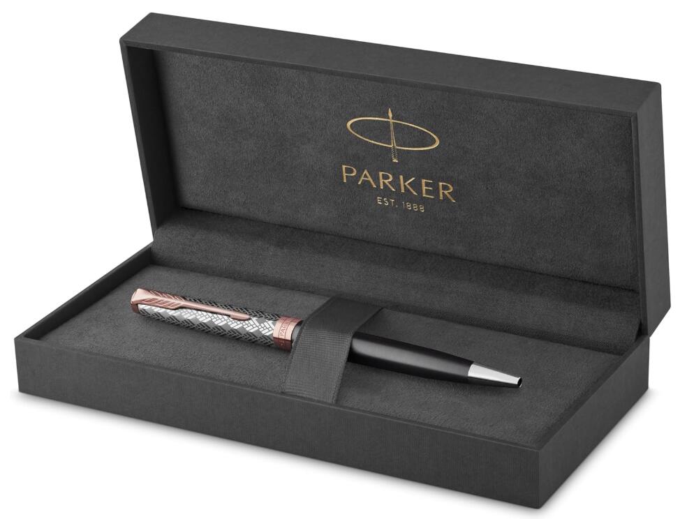 Rakuten - 【新品】PARKER パーカー ボールペン ソネット プレミアム メタル&グレイPGT 中字 油性 ギフトボックス入り 正規輸入品 2119791