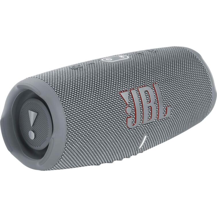 【開封済み、未使用品】JBL CHARGE5 Bluetoothスピーカー 2ウェイ・スピーカー構成/USB C充電/IP67防塵防水/パッシブラジエーター搭載/ポータブル/2021年モデル グレー JBLCHARGE5GRY