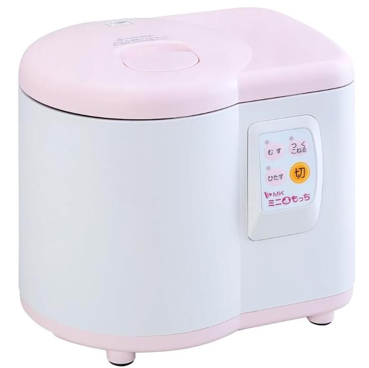 Rakuten - 【新品】餅つき機 ミニもっち RM-05MN エムケー精工 家庭用 3-5合 うどん パン もちつき機 餅つき器 ホームベーカリー 小型 ホワイト×ピンク RM-05MN
