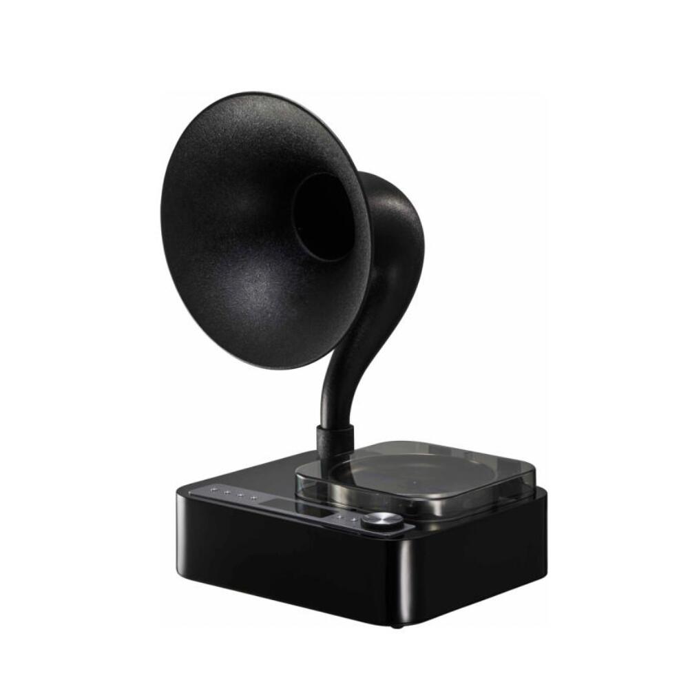 ORIONアンティークホーンスピーカー SMS4BTCT Bluetooth CD FMラジオ USB MP3 金属製ホーン 管楽器 高..