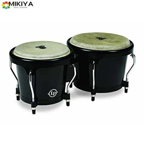 LP エルピー ファイバーグラスボンゴ Aspire Fiberglass Bongos Black Hardware LPA601F-BK【国内正規品】