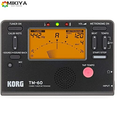 KORG(륰) 塼ʡ ȥΡ Ʊ˻Ȥ TM-60 BK ֥å ճ ֥饹Х ȥ Ŀ ѥ 