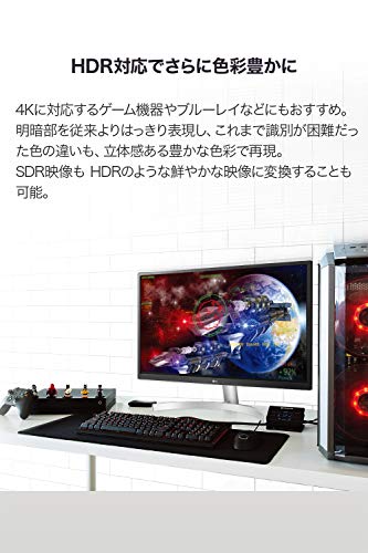 LG モニター ディスプレイ 27UL500-W 27インチ/4K/HDR(標準輝度:300cd/)/IPS非光沢/HDMI×2、DisplayPort/FreeSync/ブルーライト低減 3